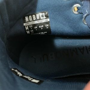 NOBULL Navy Blue High Top Sneakers Size 6.5